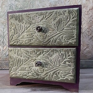 Трафарет - Геральдические листья - Фотография интерьере 6