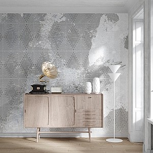 Трафарет - Рубин - Фотография интерьере 1