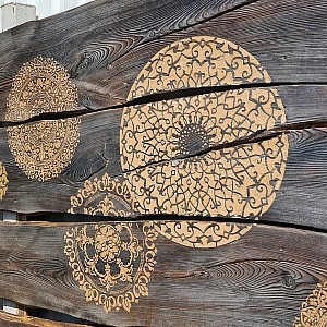 Трафарет - Сенсорика - Фотография интерьере 3