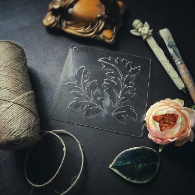 Трафарет - Валенсия листочки Трафарет - Валенсия листочки