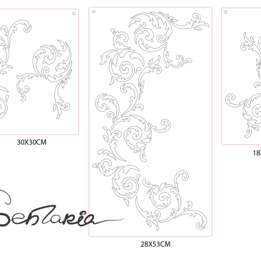 Трафарет - Изабелла рама Трафарет - Изабелла рама