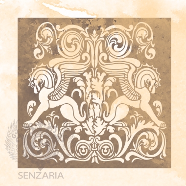 Трафарет - Грифоны