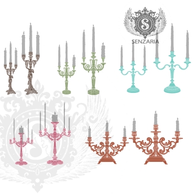 Трафарет - Свечи