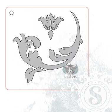 Трафарет - Аврора вензель